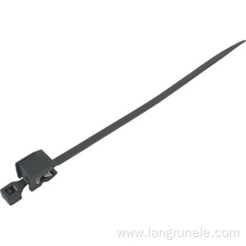 1-Piece Type Cable Tie with Edge Clip 082653